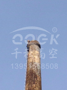 磚煙囪安裝避雷針